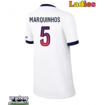 Paris Saint-Germain Marquinhos #5 Replica Away Shirt Ladies 2026-27 Short Sleeve
